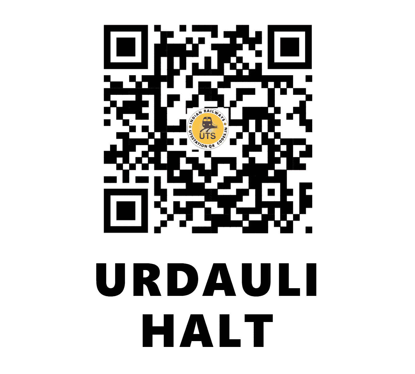 UTS QR Code for URDAULI HALT - UDX (NR - UTTAR PRADESH)